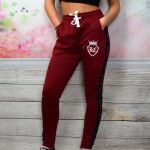 LC Labelled Woven Tracksuit Bottoms - Red